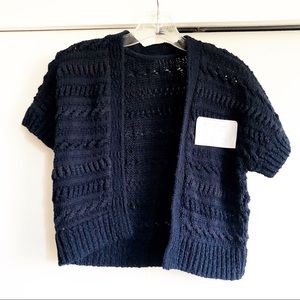New Gap Kids Navy Knitted Cardigan